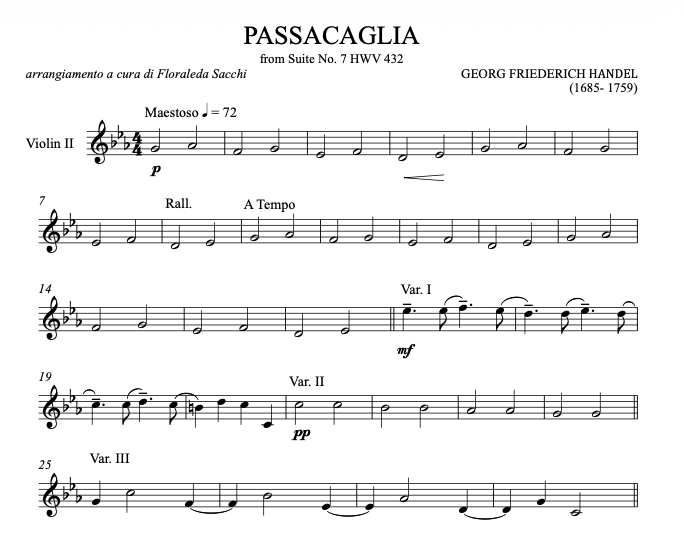 Passacaglia – Harp Column Music