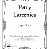 Petty Larcenies - Volume 1