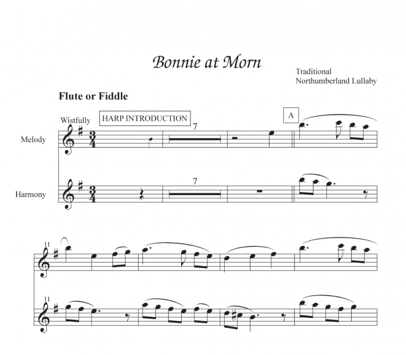 The Wandering Folk Harp Harp Column Music