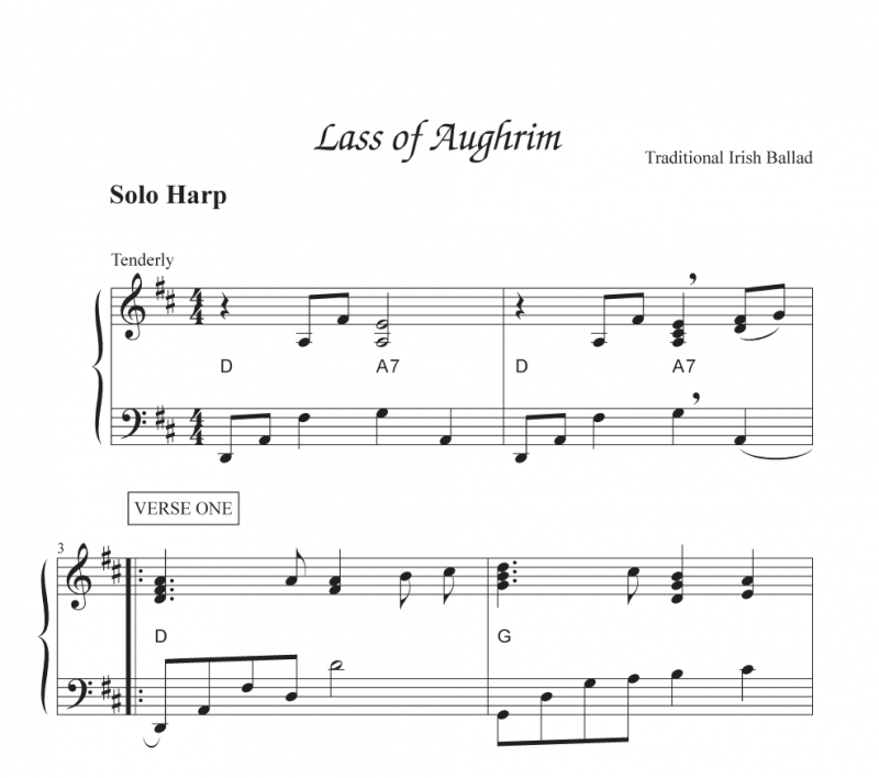 The Wandering Folk Harp Harp Column Music