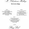 3 Christmas Medleys for Lever Harp