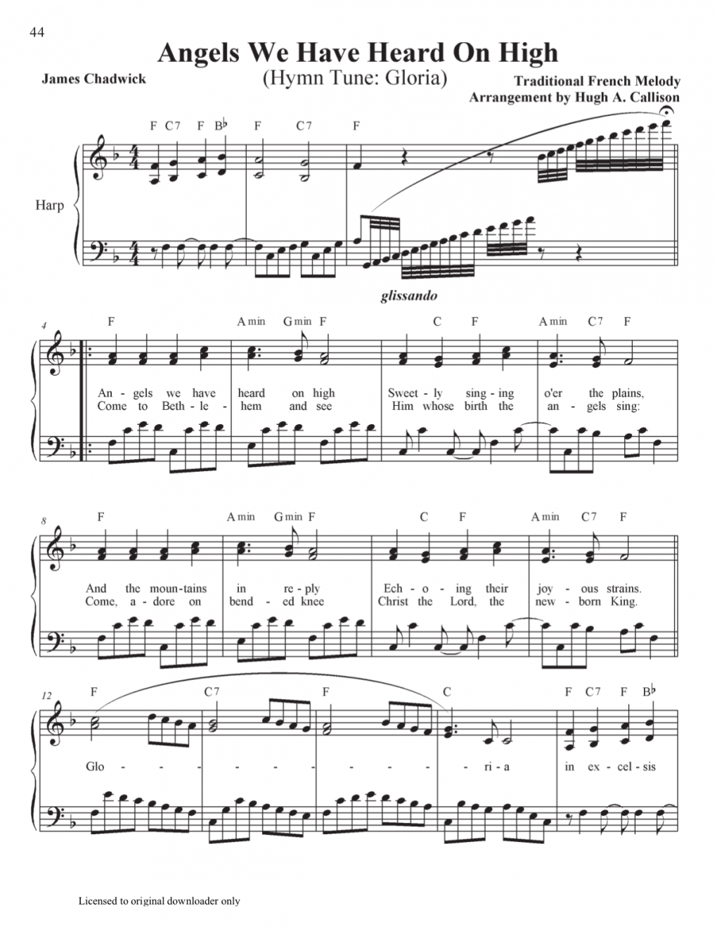 A Hymn A Day Volume 4 Harp Column Music