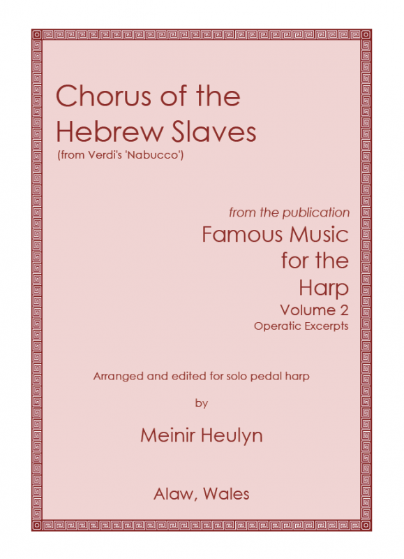 Chorus of the Hebrew Slaves Harp Column Music