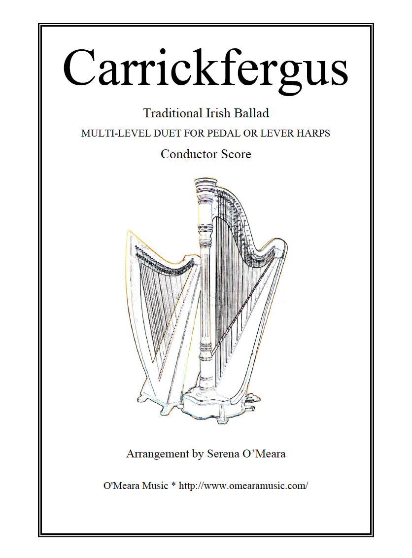Carrickfergus (harp duet) Harp Column Music