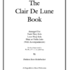 The Clair de Lune Book