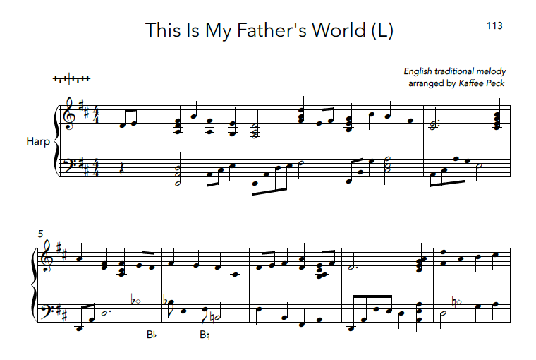 55 Hymns for Harp – Harp Column Music