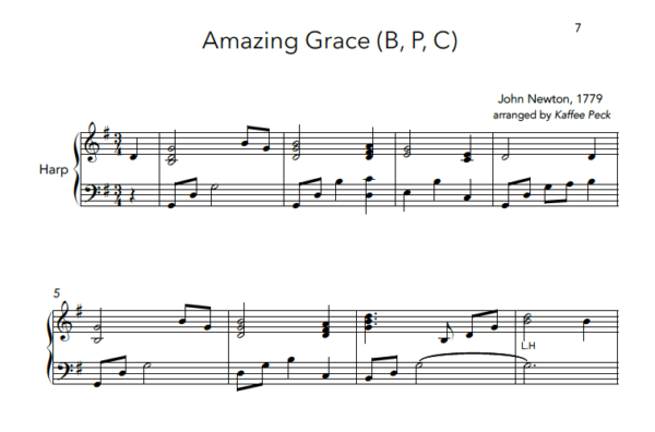 55 Hymns for Harp – Harp Column Music