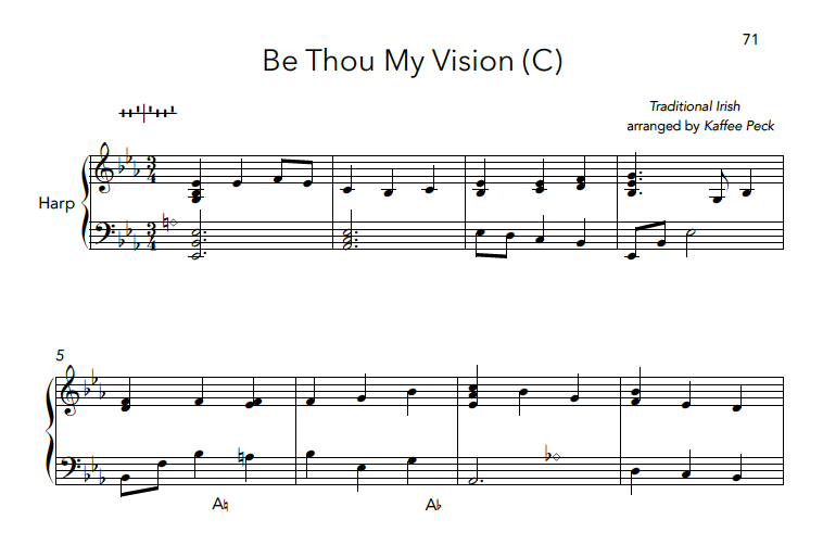 55 Hymns for Harp – Harp Column Music