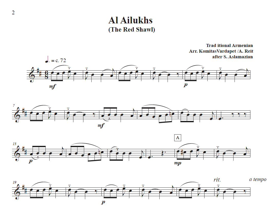Music of Armenia, Vol. 1 (trio) – Harp Column Music