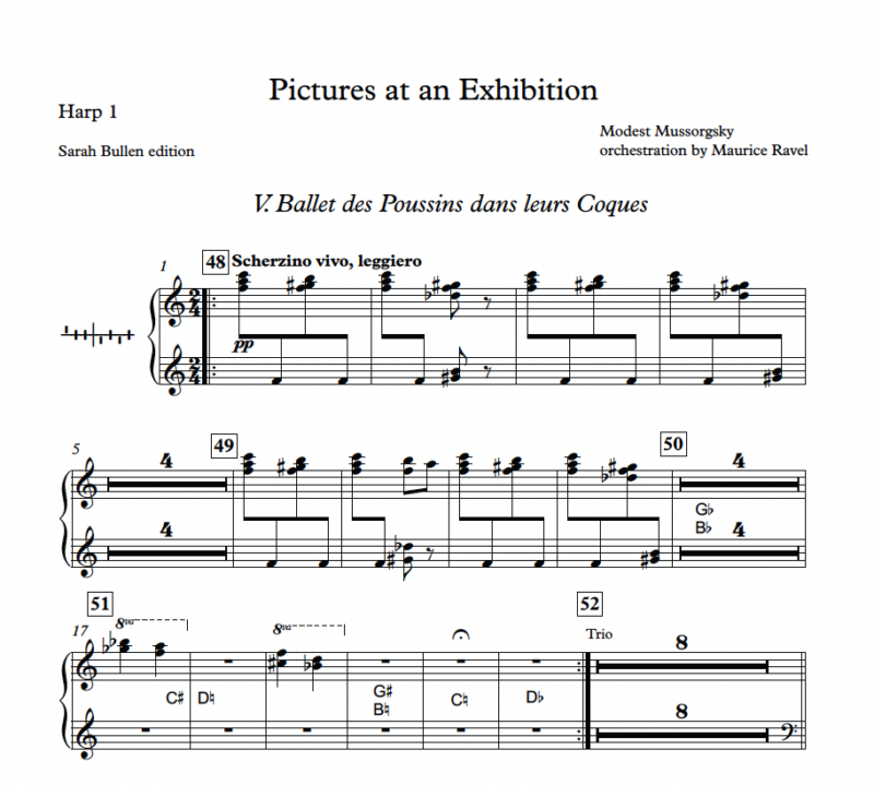 The Orchestral Harpist Harp Column Music