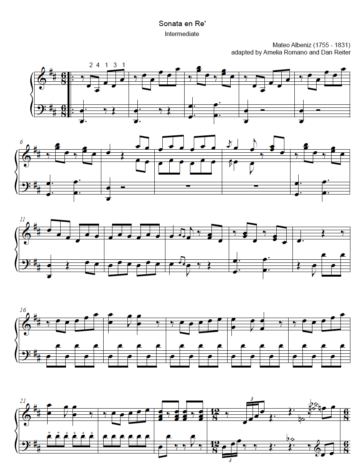 Sonata en re'