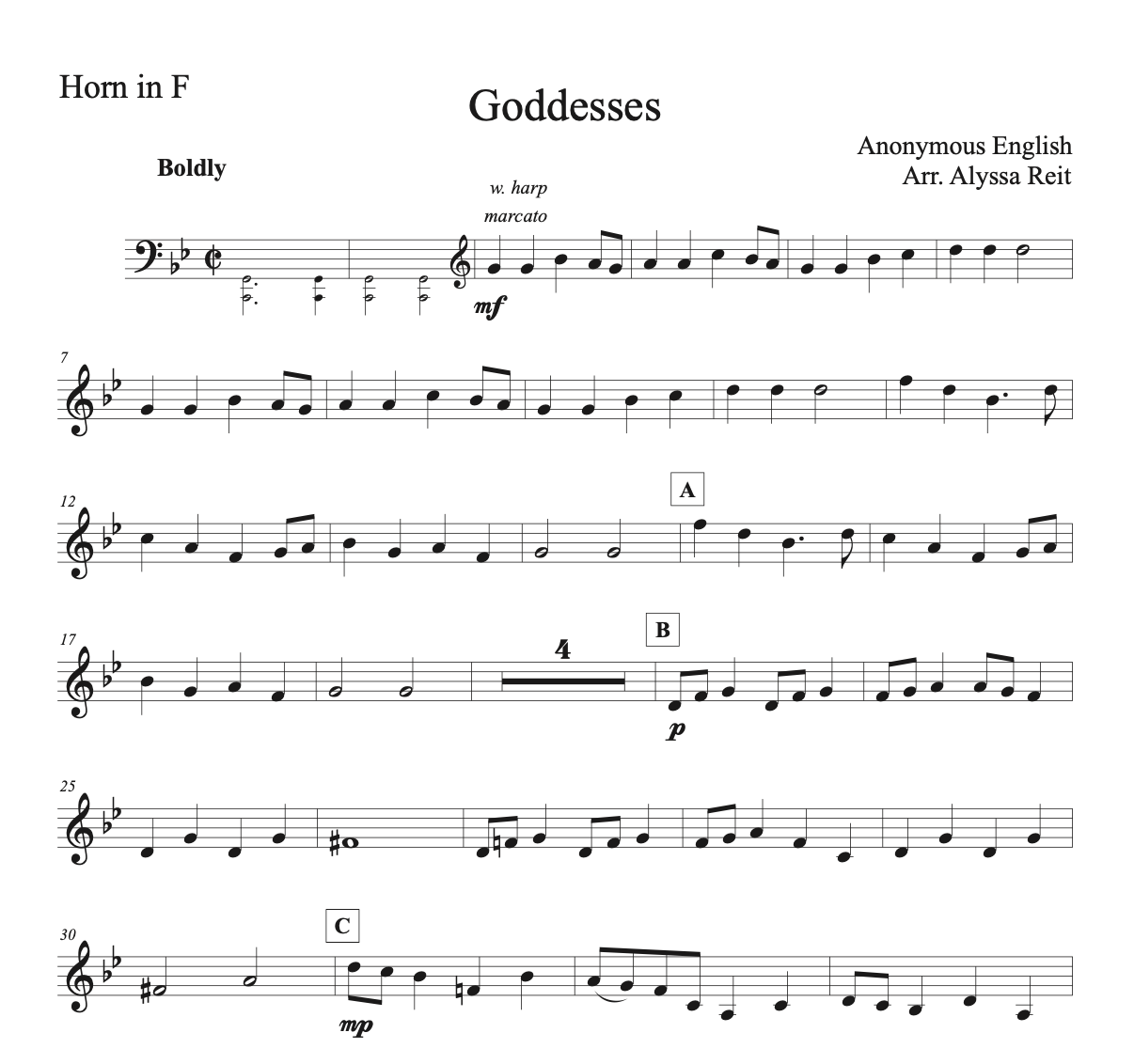 Goddesses – Harp Column Music