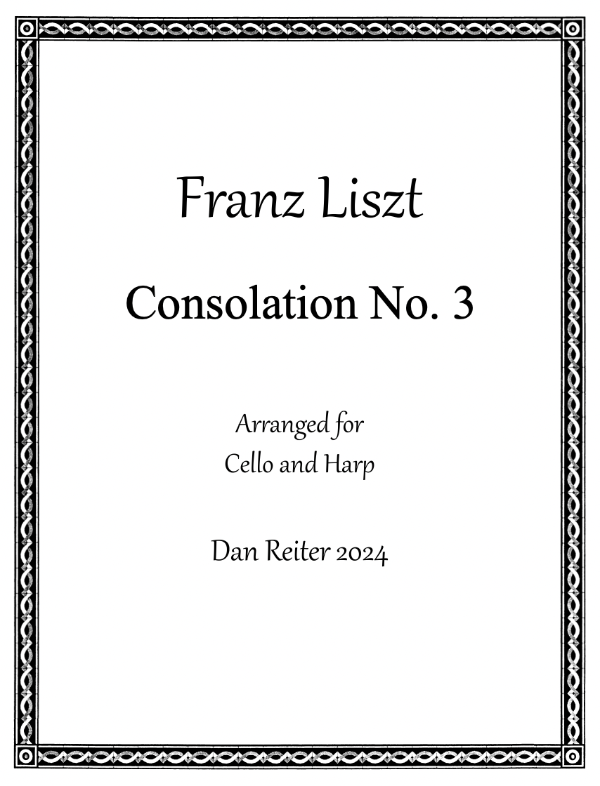 Consolation No.3 – Harp Column Music