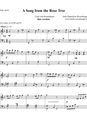 A Song from the Rose Tree – Harp Column Music