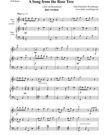 A Song from the Rose Tree – Harp Column Music