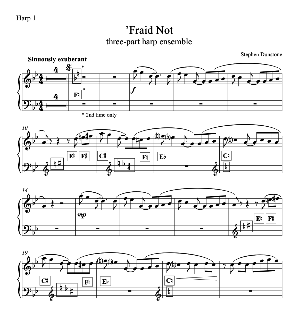 ‘Fraid Not – Harp Column Music