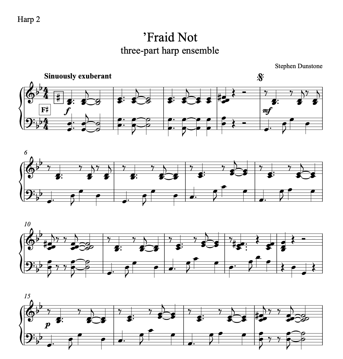 ‘Fraid Not – Harp Column Music