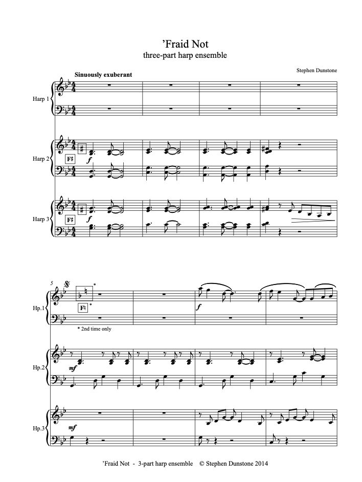 ‘Fraid Not – Harp Column Music