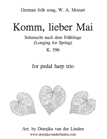 Longing for Spring (pedal harp trio)