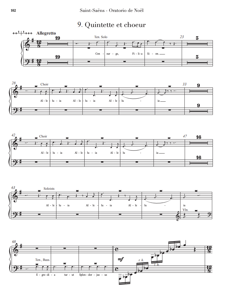 Oratorio de Noël, op. 12 – Harp Column Music