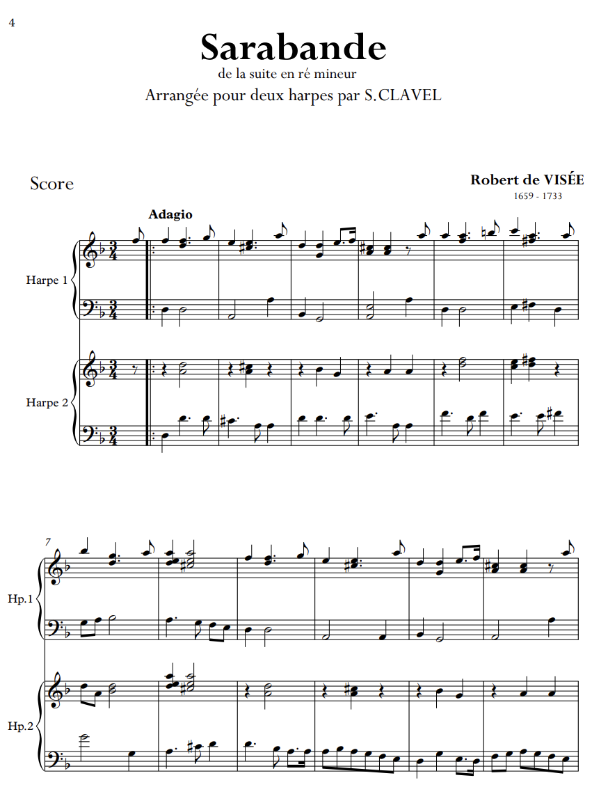 Jeux Interdits – Harp Column Music