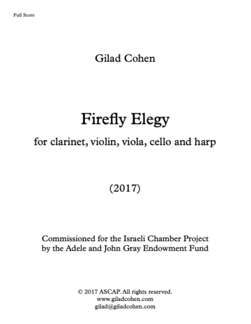 Firefly Elegy