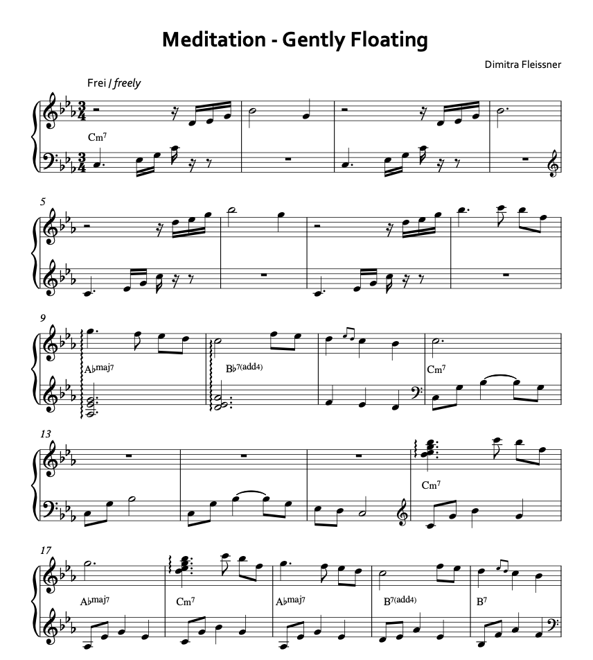 Meditation–Gently Floating – Harp Column Music