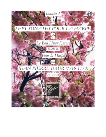 Sept Sonates pour la Harpe—Sonata 1a