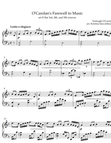 O'Carolan's Farewell to Music