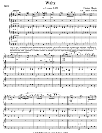 Waltz in A minor – Harp Column Music