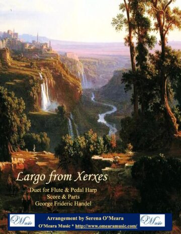 Largo from Xerxes (Pedal Harp and Melody Instrument)