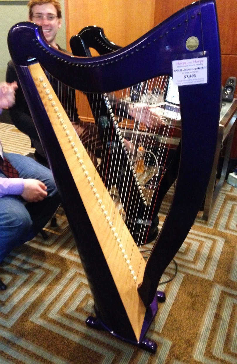 electronic harp Harp Column