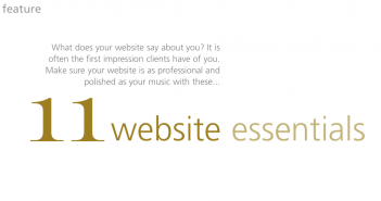 11 Website Essentials