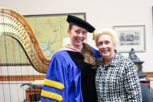 Kristina with her teacher Kathleen Bride DMA graduation May 2016