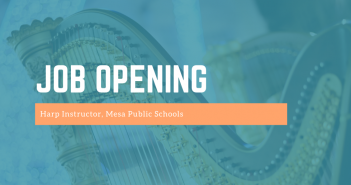 Full-time position open for harp instructor in Arizona