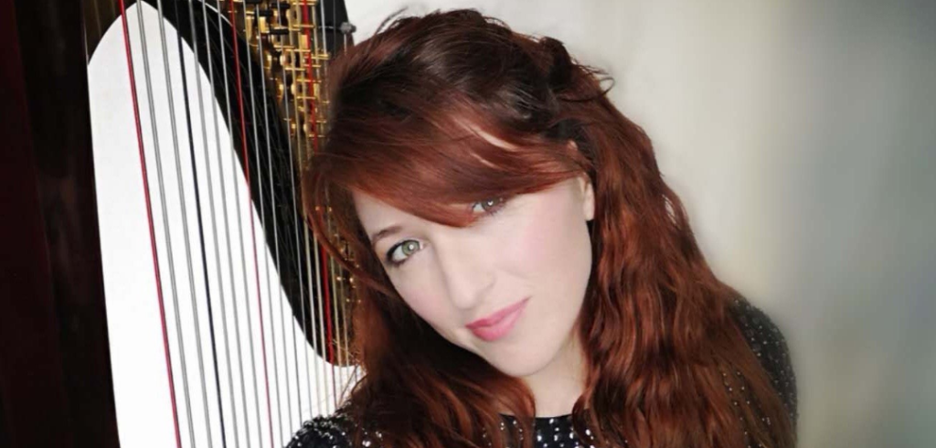 Australian harpist Jessica Fotinos