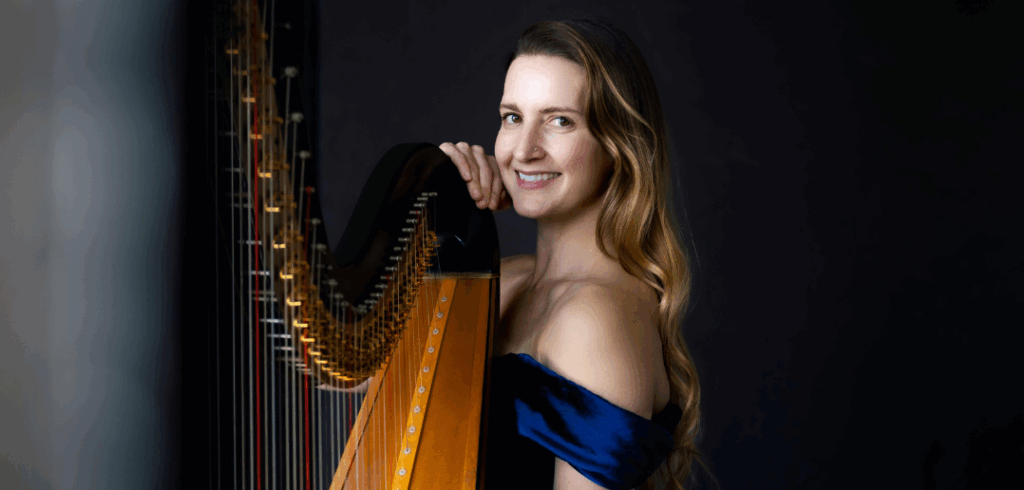 Ruth Bennett, principal harp at Opera Philadelphia