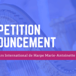 Harp Column placeholder image displaying the text “Competition Announcement: 2026 Concours International de Harpe Marie-Antoinette” with a picture of a harp in the background