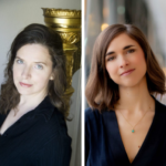 A grid displaying headshots of the four jury members and masterclass teachers at the Louis Spohr competition and festival for harp