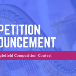 Harp Column placeholder image displaying the text “Competition Announcement: 9th Ruth Inglefield Composition Contest” with a picture of a harp in the background